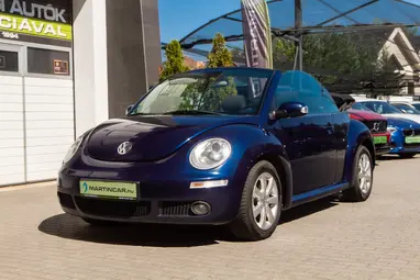 VOLKSWAGEN NEW BEETLE Cabrio 1.9 PD TDI Shadow Blue+Vezetett Szerviz+ Kevés Km+ 3X-s GARANCIA!!!