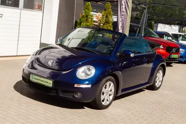VOLKSWAGEN NEW BEETLE Cabrio 1.9 PD TDI Shadow Blue+Vezetett Szerviz+ Kevés Km+ 3X-s GARANCIA!!!
