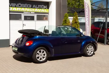 VOLKSWAGEN NEW BEETLE Cabrio 1.9 PD TDI Shadow Blue+Vezetett Szerviz+ Kevés Km+ 3X-s GARANCIA!!!