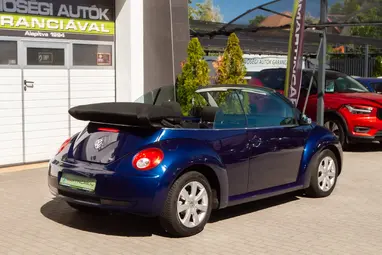 VOLKSWAGEN NEW BEETLE Cabrio 1.9 PD TDI Shadow Blue+Vezetett Szerviz+ Kevés Km+ 3X-s GARANCIA!!!