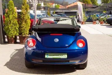 VOLKSWAGEN NEW BEETLE Cabrio 1.9 PD TDI Shadow Blue+Vezetett Szerviz+ Kevés Km+ 3X-s GARANCIA!!!