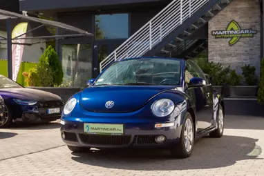 VOLKSWAGEN NEW BEETLE Cabrio 1.9 PD TDI Shadow Blue+Vezetett Szerviz+ Kevés Km+ 3X-s GARANCIA!!!