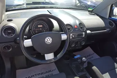VOLKSWAGEN NEW BEETLE Cabrio 1.9 PD TDI Shadow Blue+Vezetett Szerviz+ Kevés Km+ 3X-s GARANCIA!!!