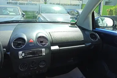 VOLKSWAGEN NEW BEETLE Cabrio 1.9 PD TDI Shadow Blue+Vezetett Szerviz+ Kevés Km+ 3X-s GARANCIA!!!