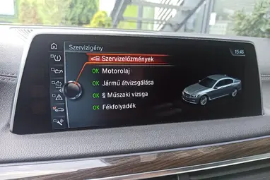 BMW 730d xDrive (Automata) Dark Grey Metallic+Vezetett Szervíz+ Max Állapot. Felszereltség!+ 3X-s GARANCIA!