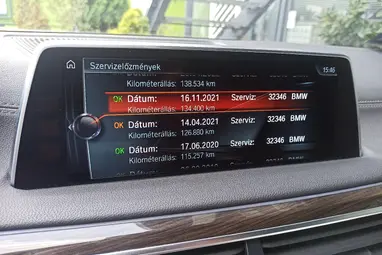BMW 730d xDrive (Automata) Dark Grey Metallic+Vezetett Szervíz+ Max Állapot. Felszereltség!+ 3X-s GARANCIA!