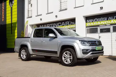 VOLKSWAGEN AMAROK 3.0 TDI V6 Highline Tiptronic 4Motion Reflex Silver Metallic+ Nincs Áfa+ 3.5T Horog+ Jól Felszerelt+ 3X-s GARANCIA!!!