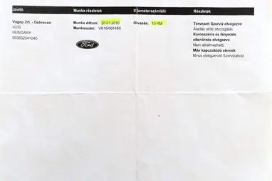 FORD FIESTA Van 1.5 TDCi Trend Frozen White +Full Vezetett Szervízkönyv +Kitűnő állapot !!