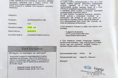 FORD FIESTA Van 1.5 TDCi Trend Frozen White +Full Vezetett Szervízkönyv +Kitűnő állapot !!
