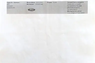 FORD FIESTA Van 1.5 TDCi Trend Frozen White +Full Vezetett Szervízkönyv +Kitűnő állapot !!