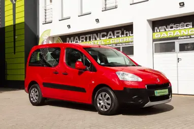 PEUGEOT PARTNER Tepee 1.6 HDi Active (7 személyes ) Rouge Ardent Edition +Prémium állapot +1. Tulaj +Szervízkönyv +3X-s GARANCIA !!