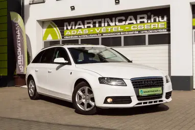 AUDI A4 Avant 2.0 TDI DPF Ibis White+ Végig Vezetett Szervízkönyv+ Mo.-i 1. Tulaj+ 3X-S GARANCIA!!!