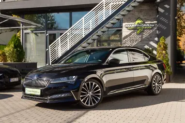 SKODA SUPERB 2.0 TDI SCR L&K DSG Black Magic Pearl+ Vezérlés Csere+ Vezetett Szervíz+ 3X-s GARANCIA!!!
