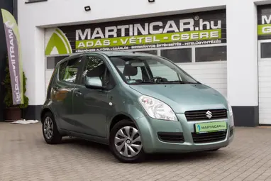 SUZUKI SPLASH 1.0 GS AC CD ESP Smoky Green Metallic+ Vezetett Szervizkönyv+ Kevés Km+ Mo-i 1 Tulaj+ 3X-s GARANCIA !!