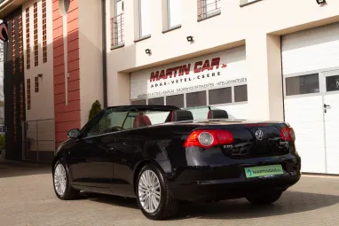 VOLKSWAGEN EOS 2.0 FSI Highline Deep Red Nappa Leather + Full Extra + Teljes Szervíz + 2X-s GARANCIA !!