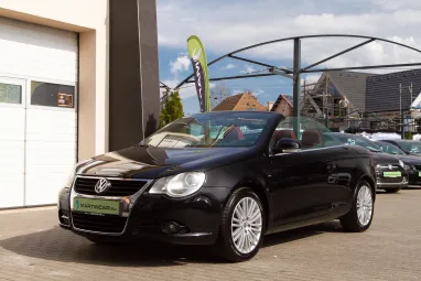 VOLKSWAGEN EOS 2.0 FSI Highline Deep Red Nappa Leather + Full Extra + Teljes Szervíz + 2X-s GARANCIA !!